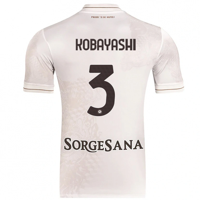 Danxen Män Miharu Kobayashi #3 Champagne Brun Bortatröja Matchtröjor 2025/26 Tröjor T-Tröja