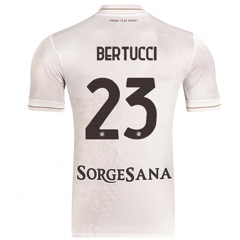 Danxen Män Sofia Bertucci #23 Champagne Brun Bortatröja Matchtröjor 2025/26 Tröjor T-Tröja