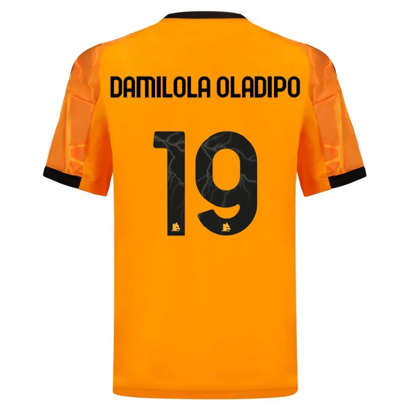 Danxen Män Shukurat Damilola Oladipo #19 Orange Svart Bortatröja Matchtröjor 2025/26 Tröjor T-Tröja