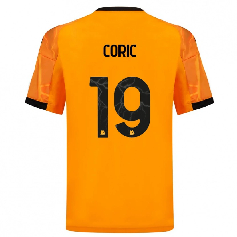Danxen Män Ante Coric #19 Orange Svart Bortatröja Matchtröjor 2025/26 Tröjor T-Tröja