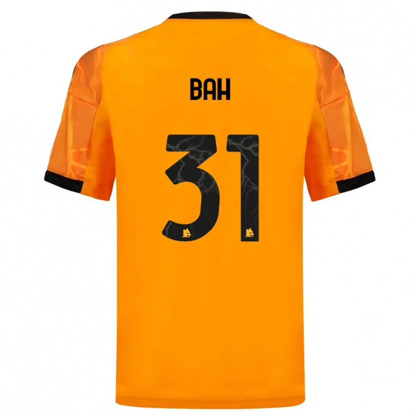 Danxen Män Muhammed Bah #31 Orange Svart Bortatröja Matchtröjor 2025/26 Tröjor T-Tröja