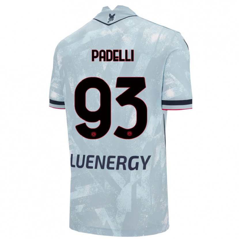 Danxen Män Daniele Padelli #93 Ljusblå Svart Bortatröja Matchtröjor 2025/26 Tröjor T-Tröja