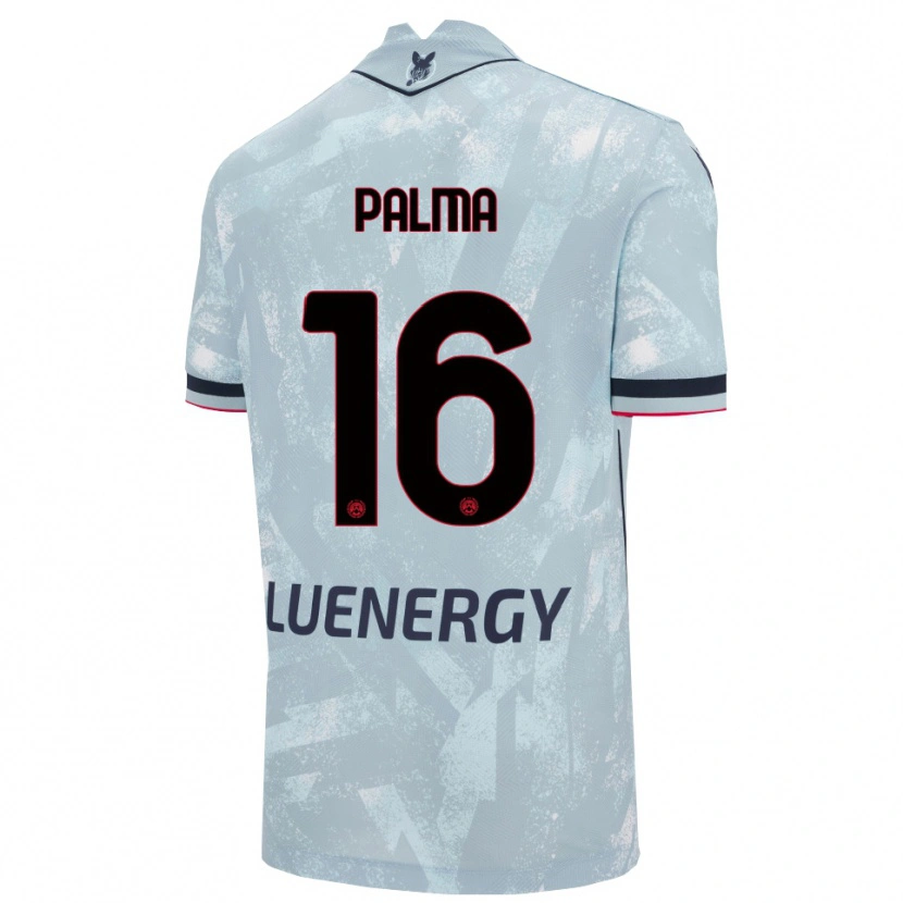 Danxen Män Matteo Palma #16 Ljusblå Svart Bortatröja Matchtröjor 2025/26 Tröjor T-Tröja