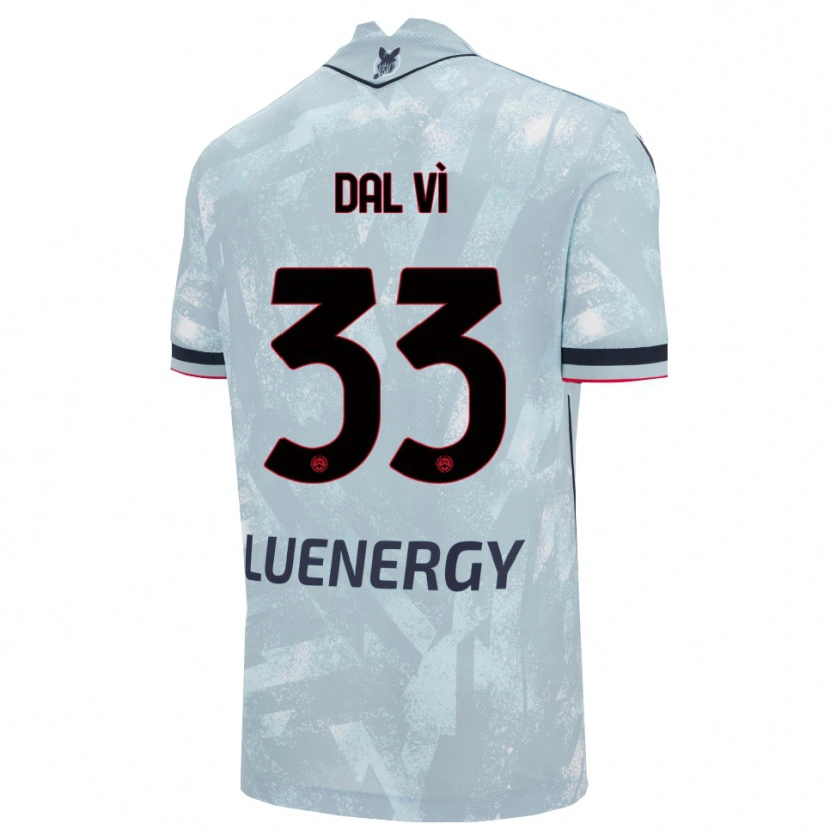 Danxen Män Matteo Dal Vì #33 Ljusblå Svart Bortatröja Matchtröjor 2025/26 Tröjor T-Tröja