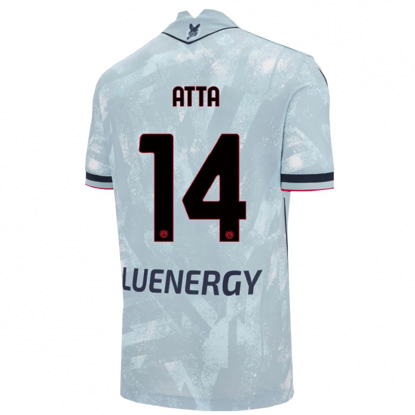 Danxen Män Arthur Atta #14 Ljusblå Svart Bortatröja Matchtröjor 2025/26 Tröjor T-Tröja