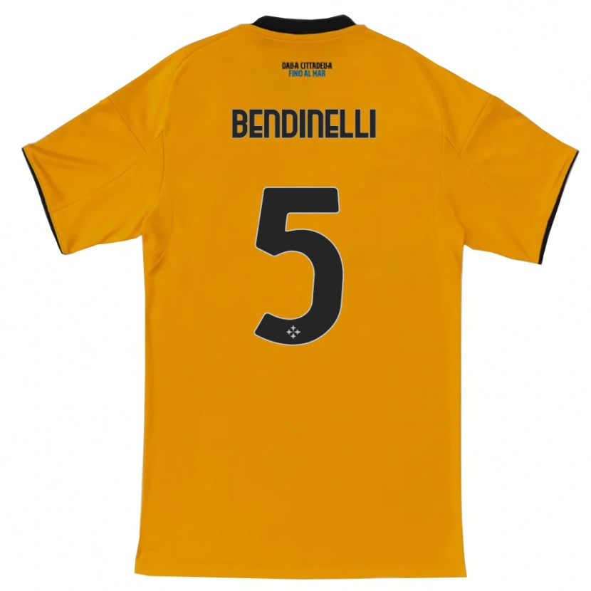 Danxen Män Louis Bendinelli #5 Orange Blå Bortatröja Matchtröjor 2025/26 Tröjor T-Tröja