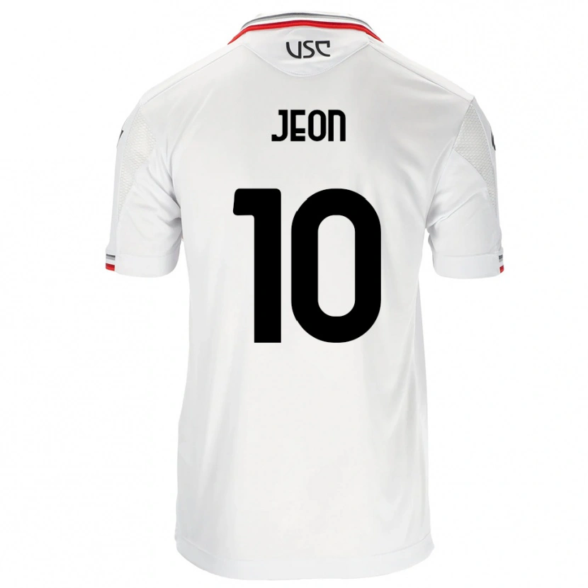 Danxen Män Joseph Jeon #10 Vit Röd Bortatröja Matchtröjor 2025/26 Tröjor T-Tröja