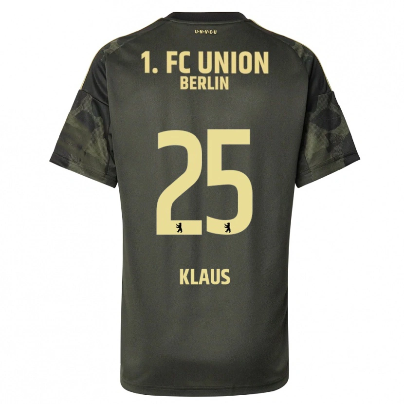 Danxen Män Carl Klaus #25 Mörkgrön Svart Bortatröja Matchtröjor 2025/26 Tröjor T-Tröja