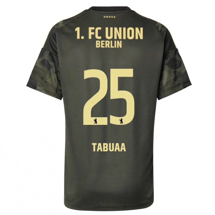 Danxen Män Stephen Tabuaa #25 Mörkgrön Svart Bortatröja Matchtröjor 2025/26 Tröjor T-Tröja