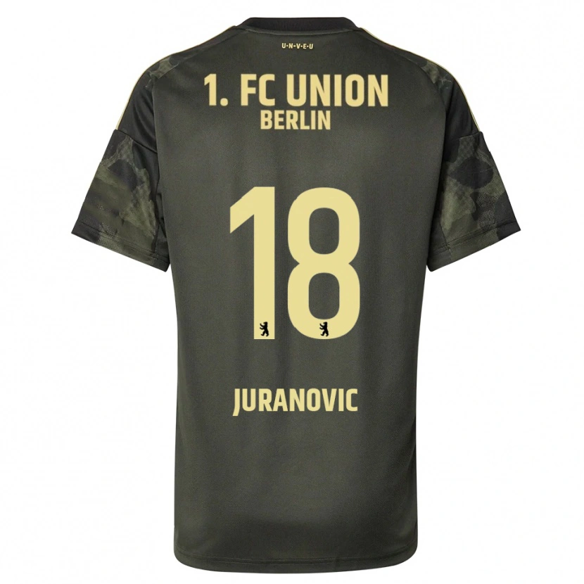 Danxen Män Josip Juranovic #18 Mörkgrön Svart Bortatröja Matchtröjor 2025/26 Tröjor T-Tröja
