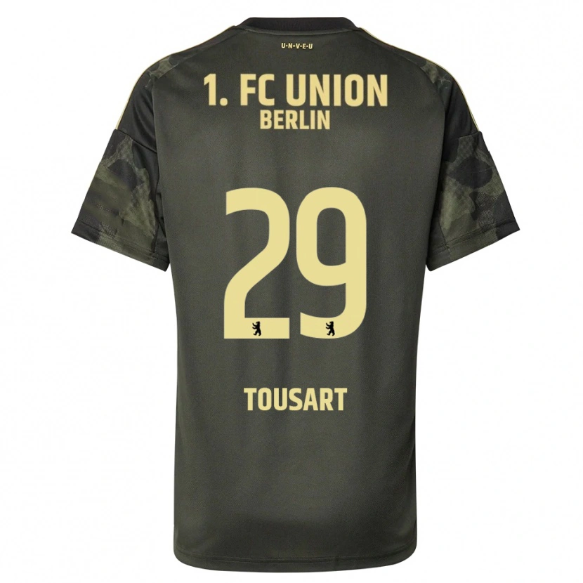 Danxen Män Lucas Tousart #29 Mörkgrön Svart Bortatröja Matchtröjor 2025/26 Tröjor T-Tröja