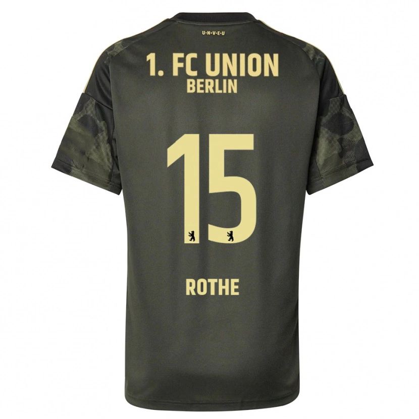 Danxen Män Tom Rothe #15 Mörkgrön Svart Bortatröja Matchtröjor 2025/26 Tröjor T-Tröja
