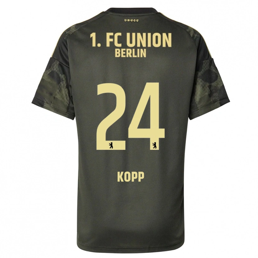 Danxen Män Marvin Kopp #24 Mörkgrön Svart Bortatröja Matchtröjor 2025/26 Tröjor T-Tröja