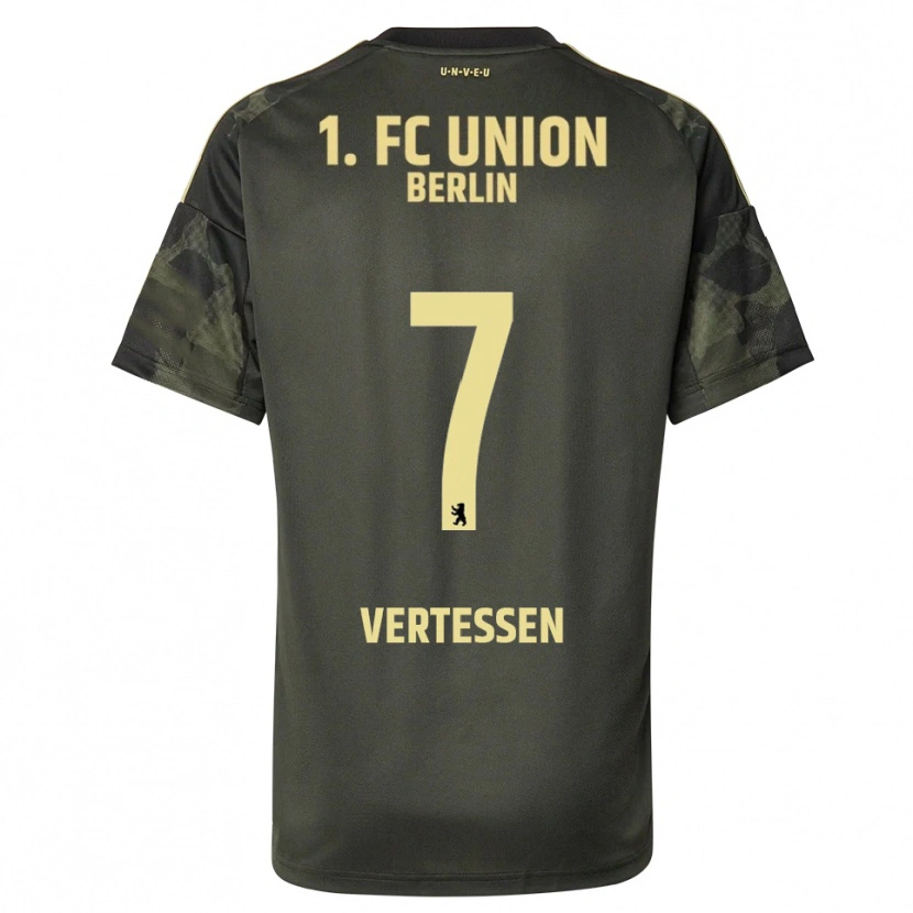 Danxen Män Yorbe Vertessen #7 Mörkgrön Svart Bortatröja Matchtröjor 2025/26 Tröjor T-Tröja