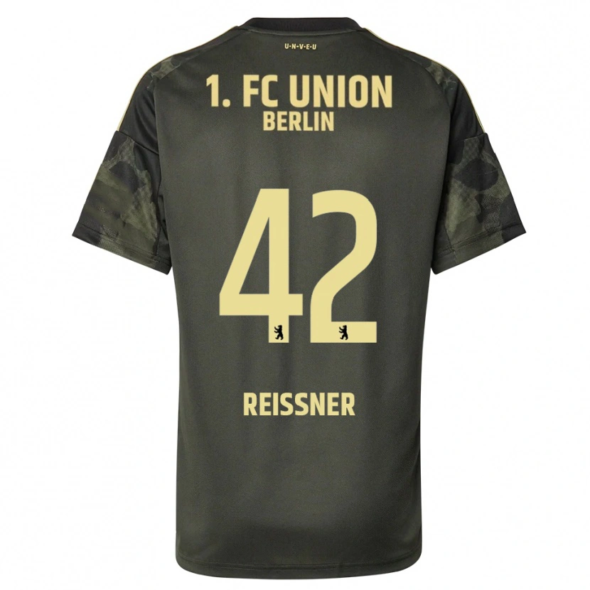 Danxen Män Naika Reissner #42 Mörkgrön Svart Bortatröja Matchtröjor 2025/26 Tröjor T-Tröja