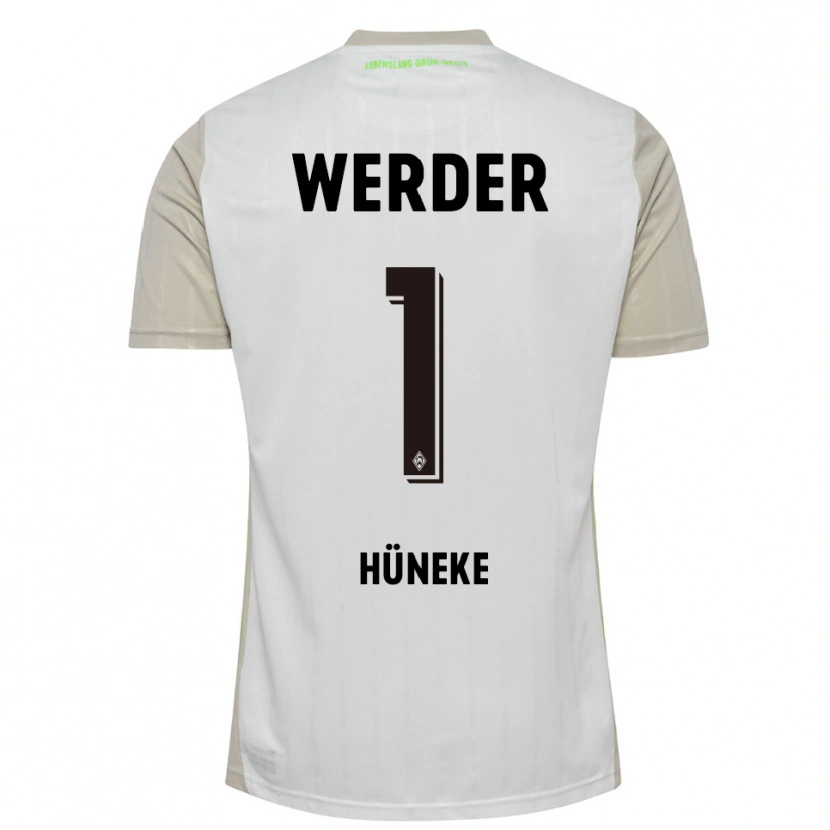 Danxen Män Win Hüneke #1 Vit Svart Bortatröja Matchtröjor 2025/26 Tröjor T-Tröja