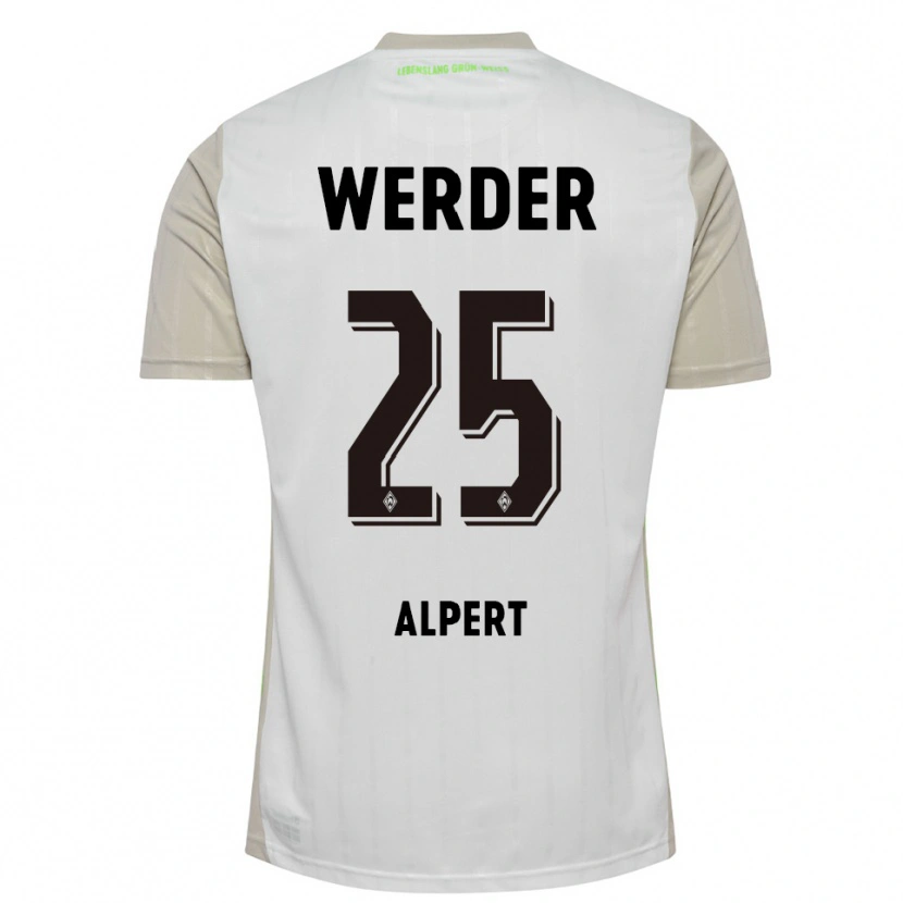 Danxen Män Marvin Alpert #25 Vit Svart Bortatröja Matchtröjor 2025/26 Tröjor T-Tröja