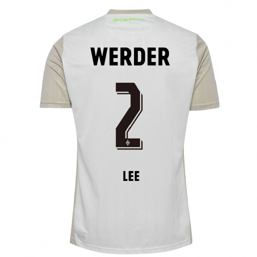 Danxen Män Gun-Woo Lee #2 Vit Svart Bortatröja Matchtröjor 2025/26 Tröjor T-Tröja