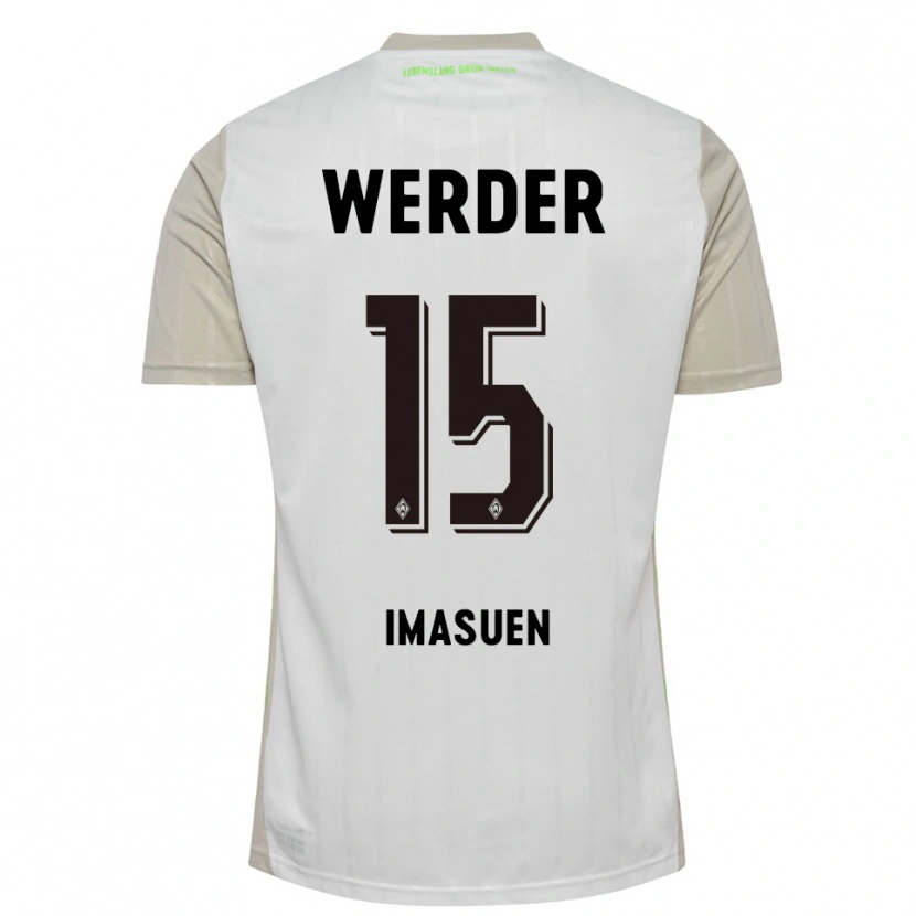 Danxen Män Joel Imasuen #15 Vit Svart Bortatröja Matchtröjor 2025/26 Tröjor T-Tröja