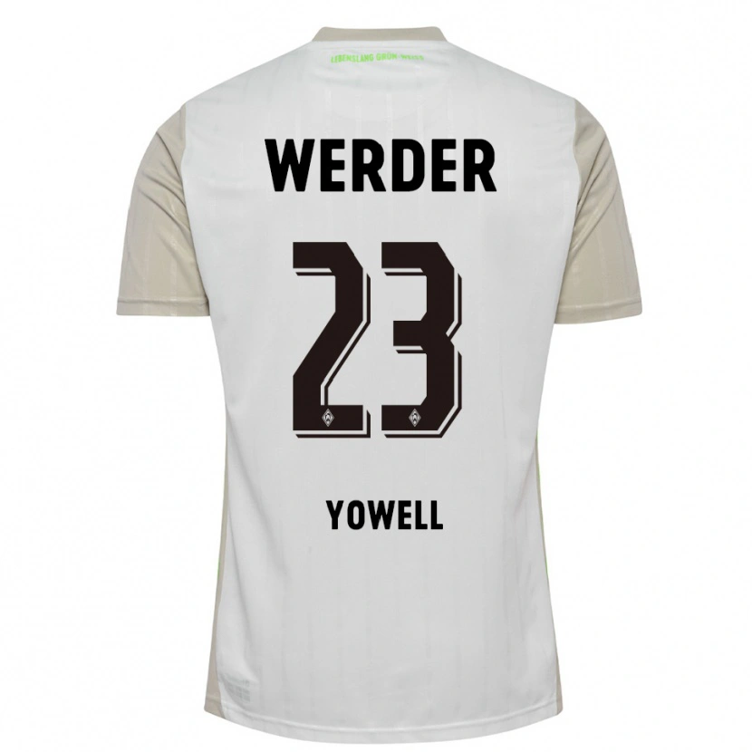 Danxen Män Austin Yowell #23 Vit Svart Bortatröja Matchtröjor 2025/26 Tröjor T-Tröja