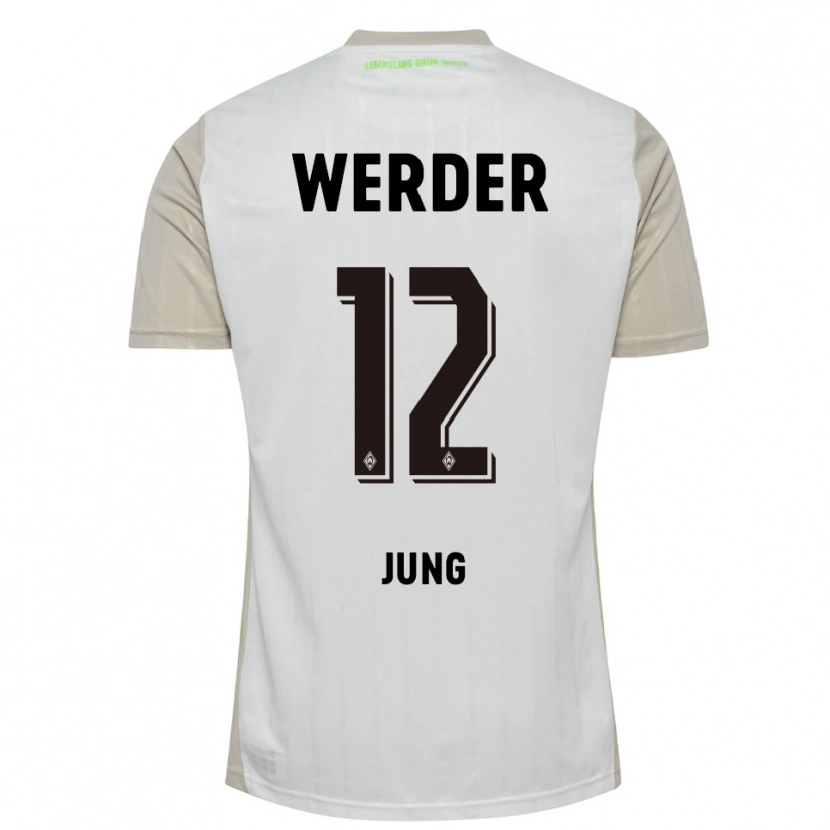 Danxen Män Hugo Jung #12 Vit Svart Bortatröja Matchtröjor 2025/26 Tröjor T-Tröja