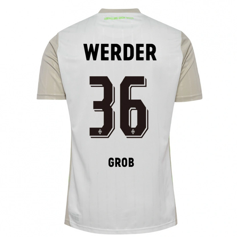 Danxen Män Christian Groß #36 Vit Svart Bortatröja Matchtröjor 2025/26 Tröjor T-Tröja