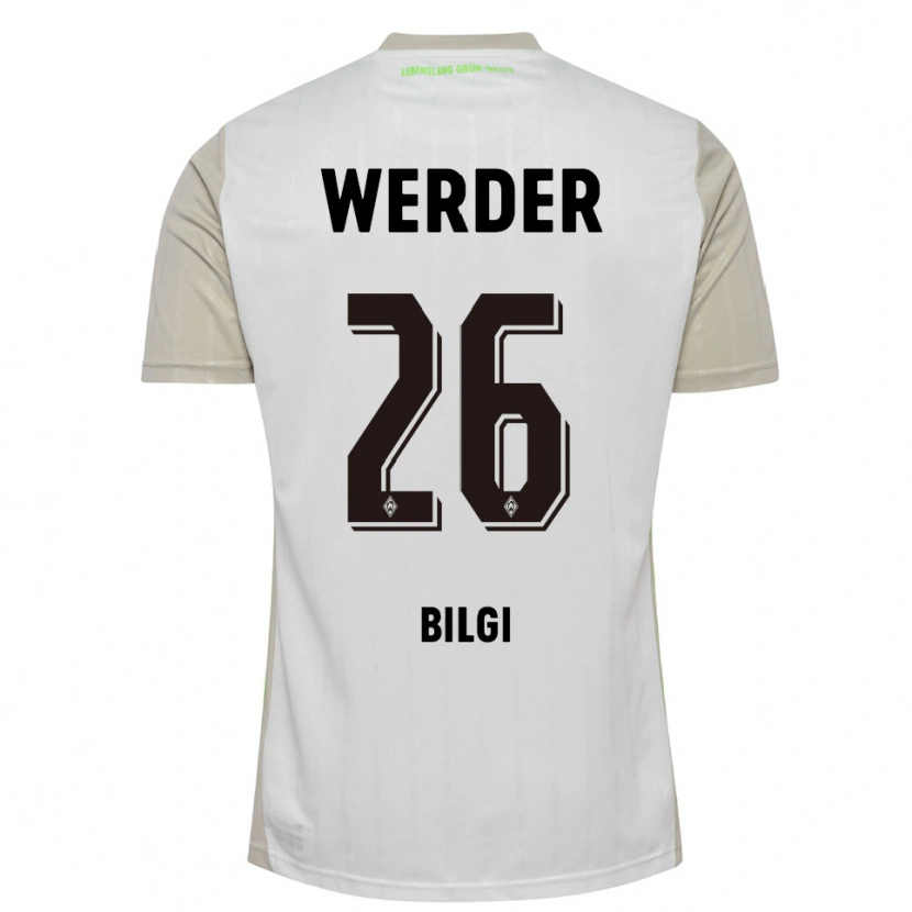 Danxen Män Süleyman Bilgi #26 Vit Svart Bortatröja Matchtröjor 2025/26 Tröjor T-Tröja
