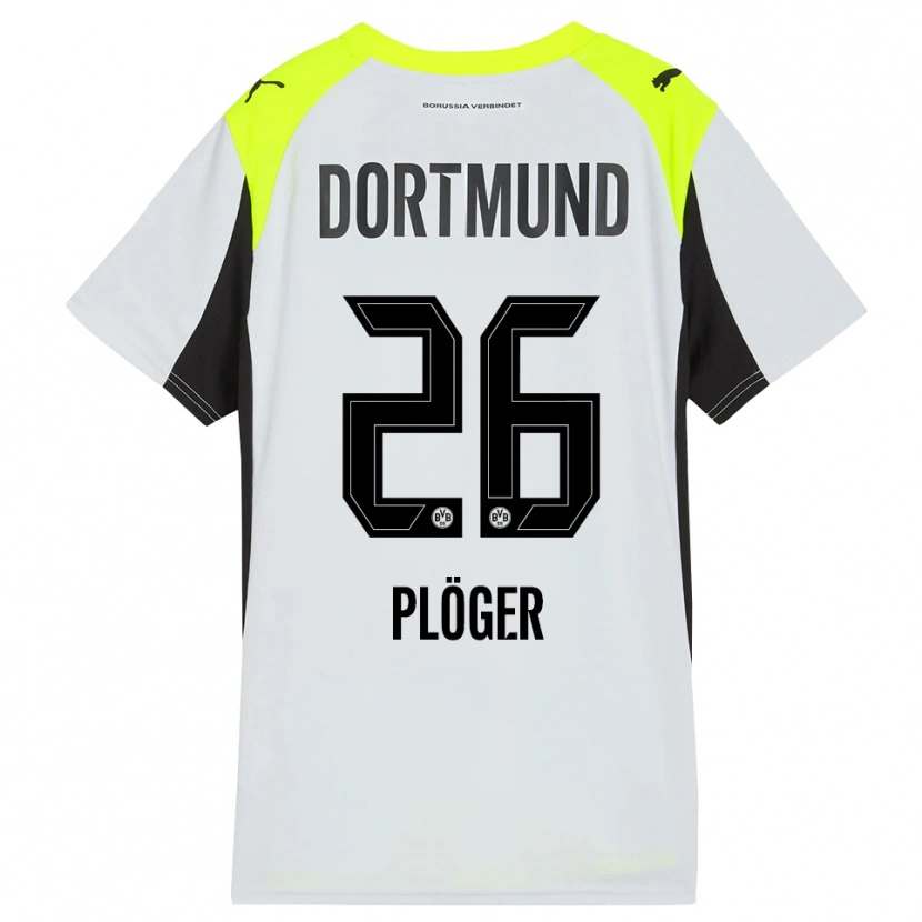Danxen Män Dustin Plöger #26 Fluorescerande Gul Bortatröja Matchtröjor 2025/26 Tröjor T-Tröja