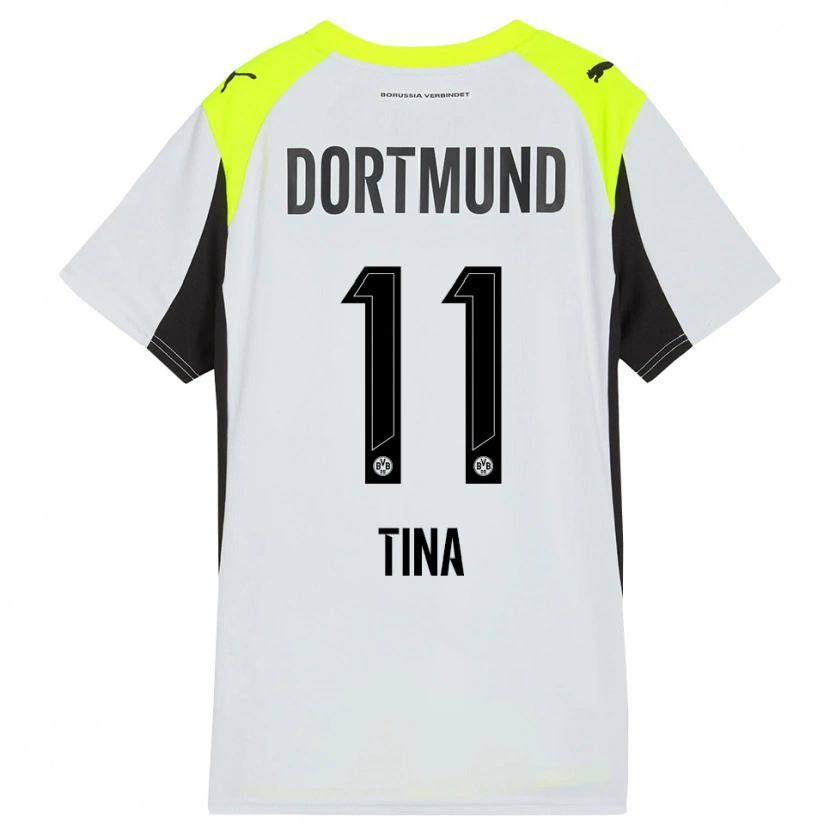 Danxen Män Abdulla Tina #11 Fluorescerande Gul Bortatröja Matchtröjor 2025/26 Tröjor T-Tröja