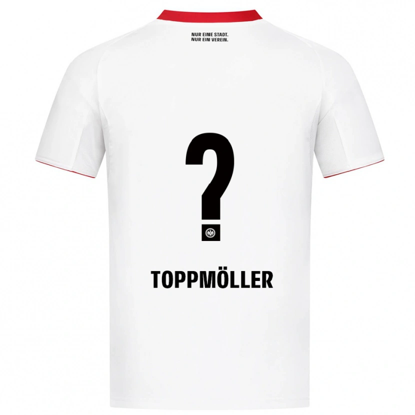 Danxen Män Lionel Toppmöller #0 Vit Röd Bortatröja Matchtröjor 2025/26 Tröjor T-Tröja