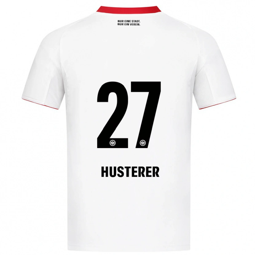 Danxen Män Lean Husterer #27 Vit Röd Bortatröja Matchtröjor 2025/26 Tröjor T-Tröja