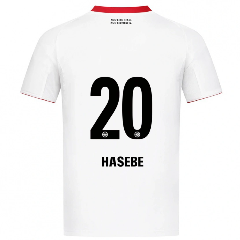 Danxen Män Makoto Hasebe #20 Vit Röd Bortatröja Matchtröjor 2025/26 Tröjor T-Tröja