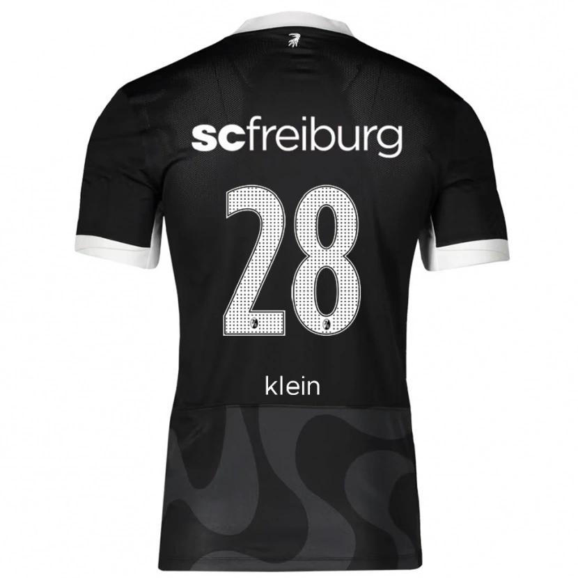 Danxen Män Marius Klein #28 Svart Vit Bortatröja Matchtröjor 2025/26 Tröjor T-Tröja