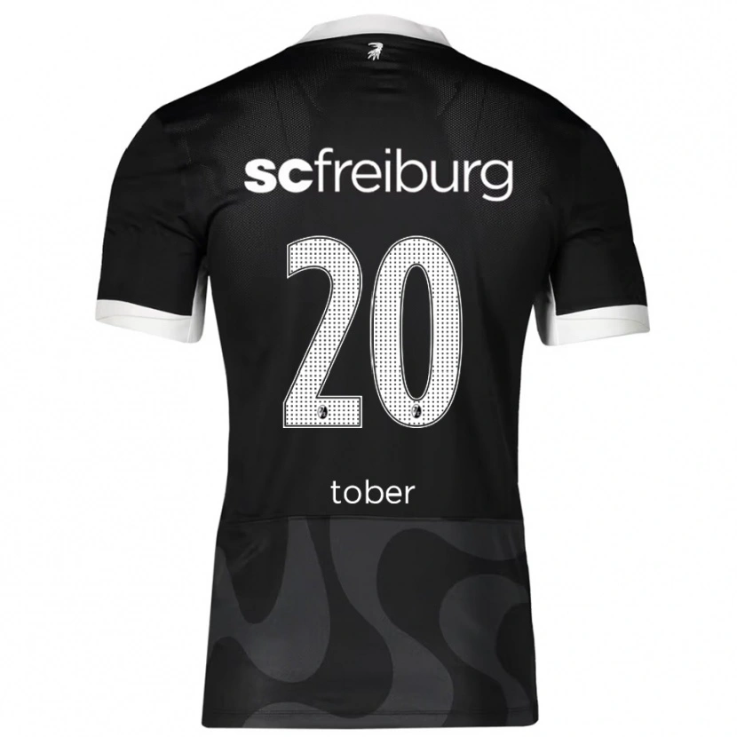 Danxen Män Louis Tober #20 Svart Vit Bortatröja Matchtröjor 2025/26 Tröjor T-Tröja