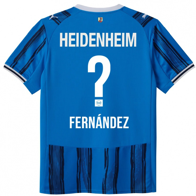 Danxen Män Leon Fernandez #0 Blå Marinblå Bortatröja Matchtröjor 2025/26 Tröjor T-Tröja
