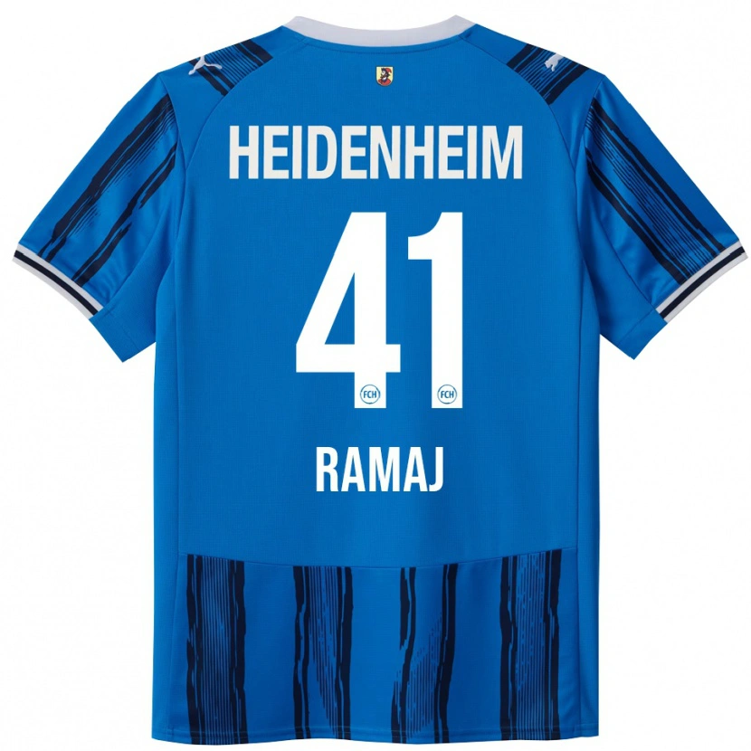 Danxen Män Diant Ramaj #41 Blå Marinblå Bortatröja Matchtröjor 2025/26 Tröjor T-Tröja