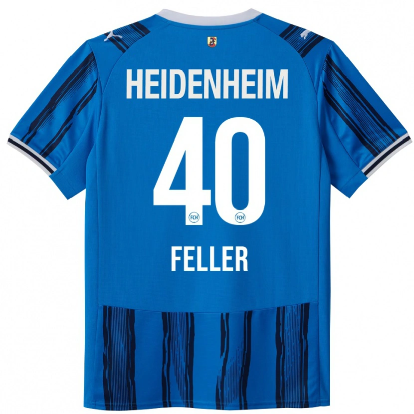 Danxen Män Frank Feller #40 Blå Marinblå Bortatröja Matchtröjor 2025/26 Tröjor T-Tröja