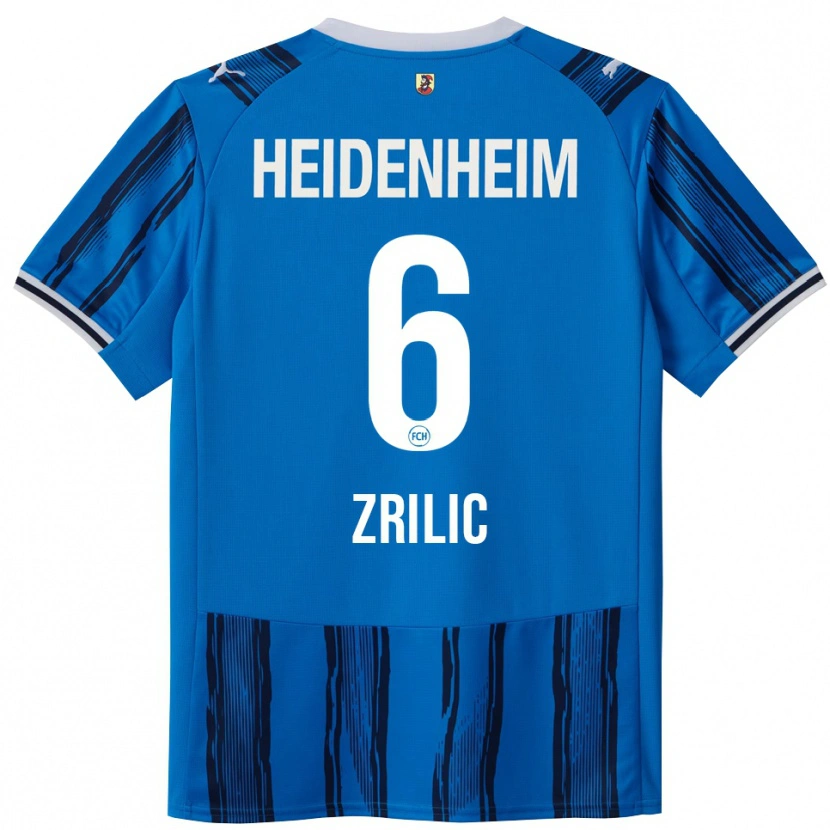 Danxen Män Marko Zrilic #6 Blå Marinblå Bortatröja Matchtröjor 2025/26 Tröjor T-Tröja