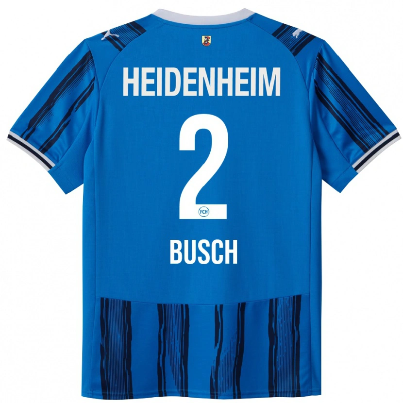 Danxen Män Marnon Busch #2 Blå Marinblå Bortatröja Matchtröjor 2025/26 Tröjor T-Tröja