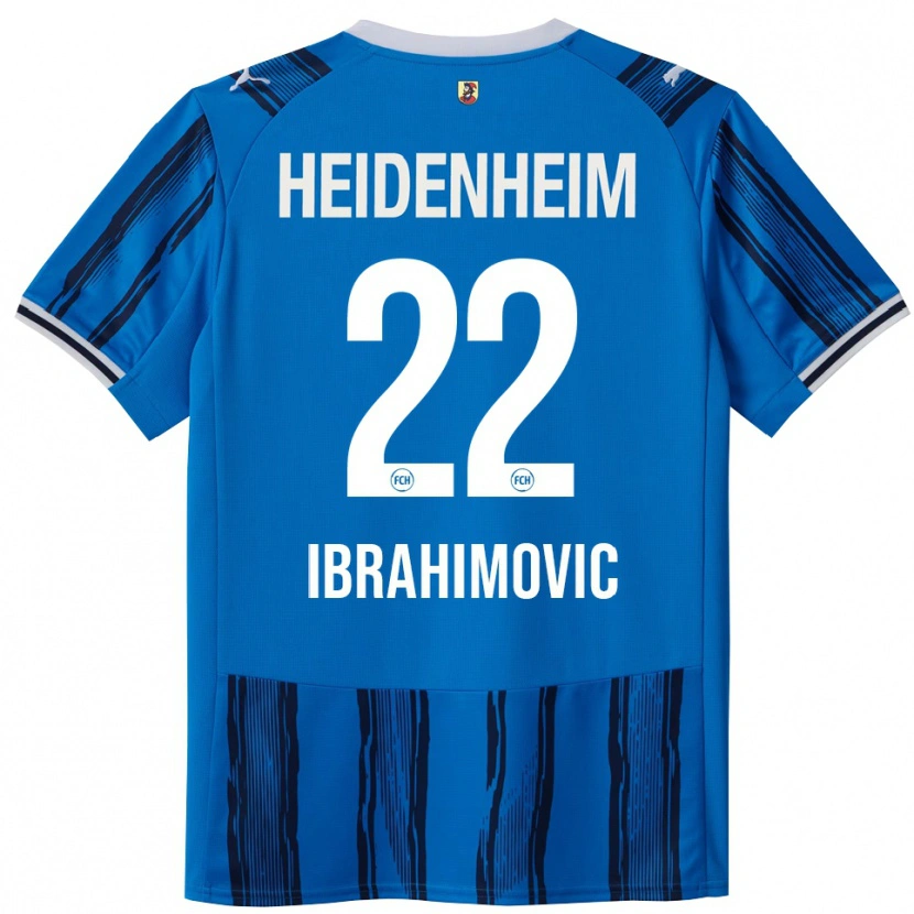 Danxen Män Arijon Ibrahimovic #22 Blå Marinblå Bortatröja Matchtröjor 2025/26 Tröjor T-Tröja