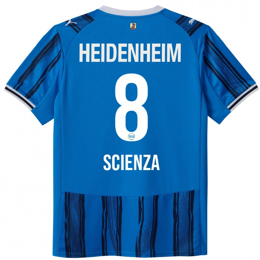 Danxen Män Leo Scienza #8 Blå Marinblå Bortatröja Matchtröjor 2025/26 Tröjor T-Tröja
