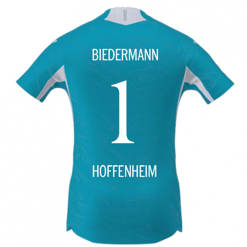 Danxen Män Nico Biedermann #1 Himmelsblå Bortatröja Matchtröjor 2025/26 Tröjor T-Tröja