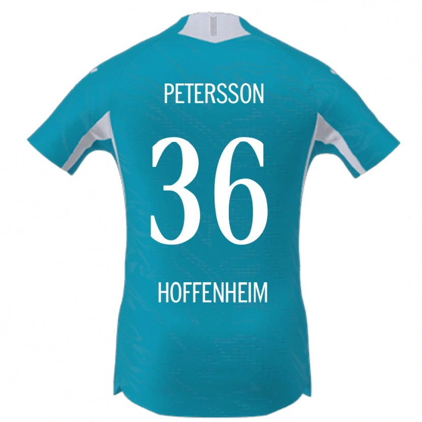 Danxen Män Lúkas Petersson #36 Himmelsblå Bortatröja Matchtröjor 2025/26 Tröjor T-Tröja
