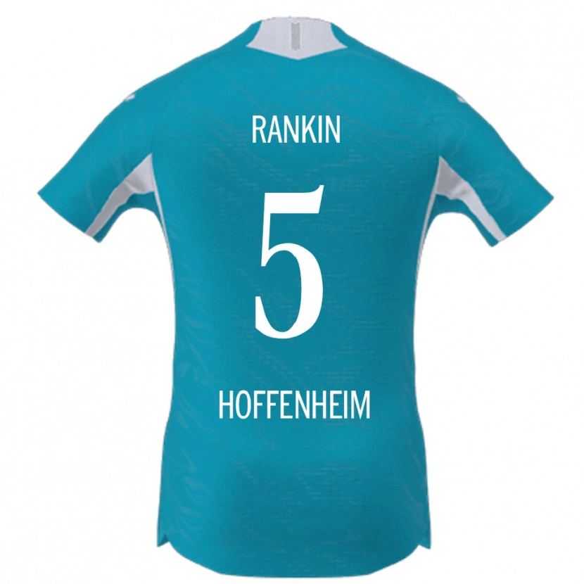 Danxen Män Jamilla Rankin #5 Himmelsblå Bortatröja Matchtröjor 2025/26 Tröjor T-Tröja