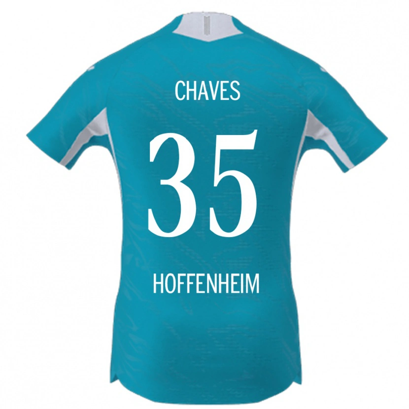 Danxen Män Arthur Chaves #35 Himmelsblå Bortatröja Matchtröjor 2025/26 Tröjor T-Tröja