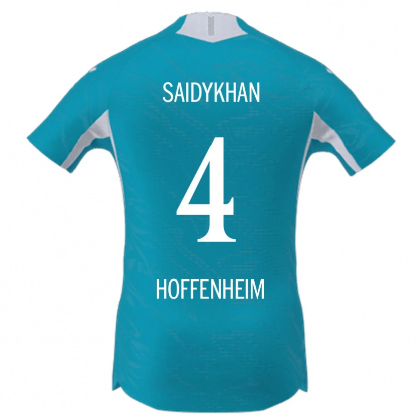 Danxen Män Ibrahim Saidykhan #4 Himmelsblå Bortatröja Matchtröjor 2025/26 Tröjor T-Tröja