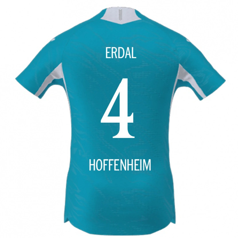 Danxen Män İzzet Erdal #4 Himmelsblå Bortatröja Matchtröjor 2025/26 Tröjor T-Tröja