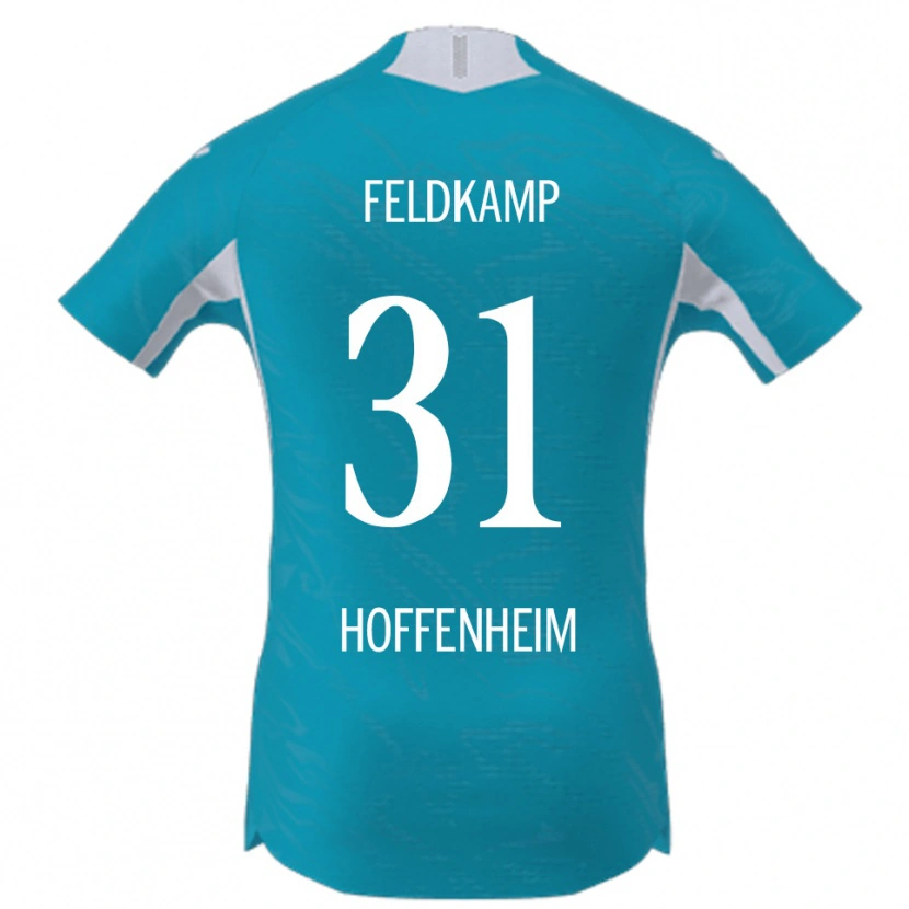 Danxen Män Jana Feldkamp #31 Himmelsblå Bortatröja Matchtröjor 2025/26 Tröjor T-Tröja
