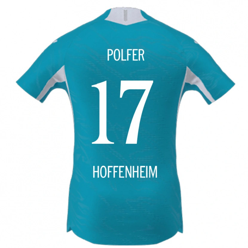 Danxen Män Jona Polfer #17 Himmelsblå Bortatröja Matchtröjor 2025/26 Tröjor T-Tröja