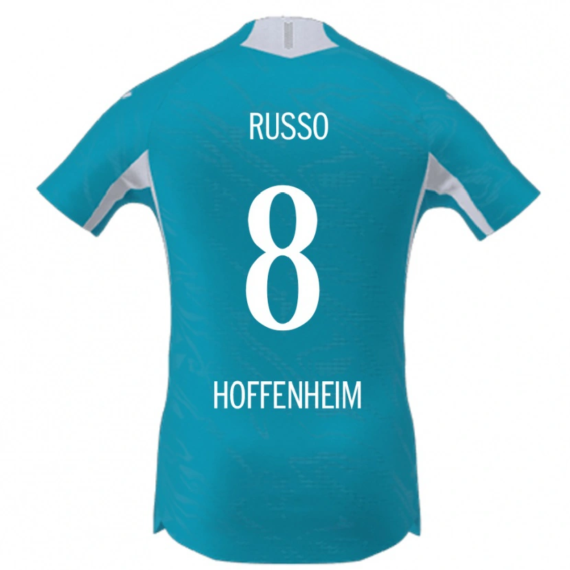Danxen Män Ruven Russo #8 Himmelsblå Bortatröja Matchtröjor 2025/26 Tröjor T-Tröja